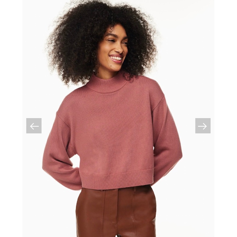 Aritzia Wilfred Harper Merino Wool Cotton Boho Preppy Retro Coquette S
